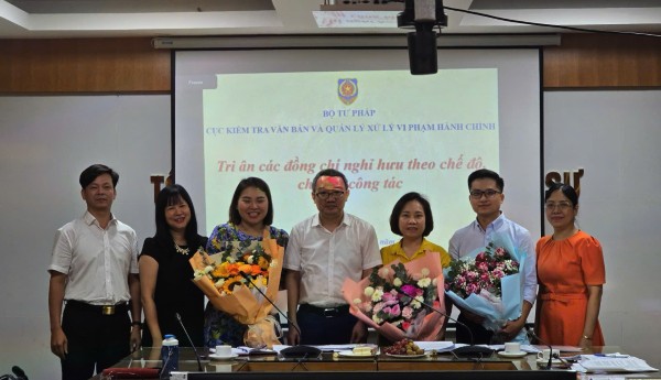 ​Cục KTVB&QLXLVPHC tổ chức gặp mặt, tri ân các công chức nghỉ hưu theo chế độ và chuyển công tác
